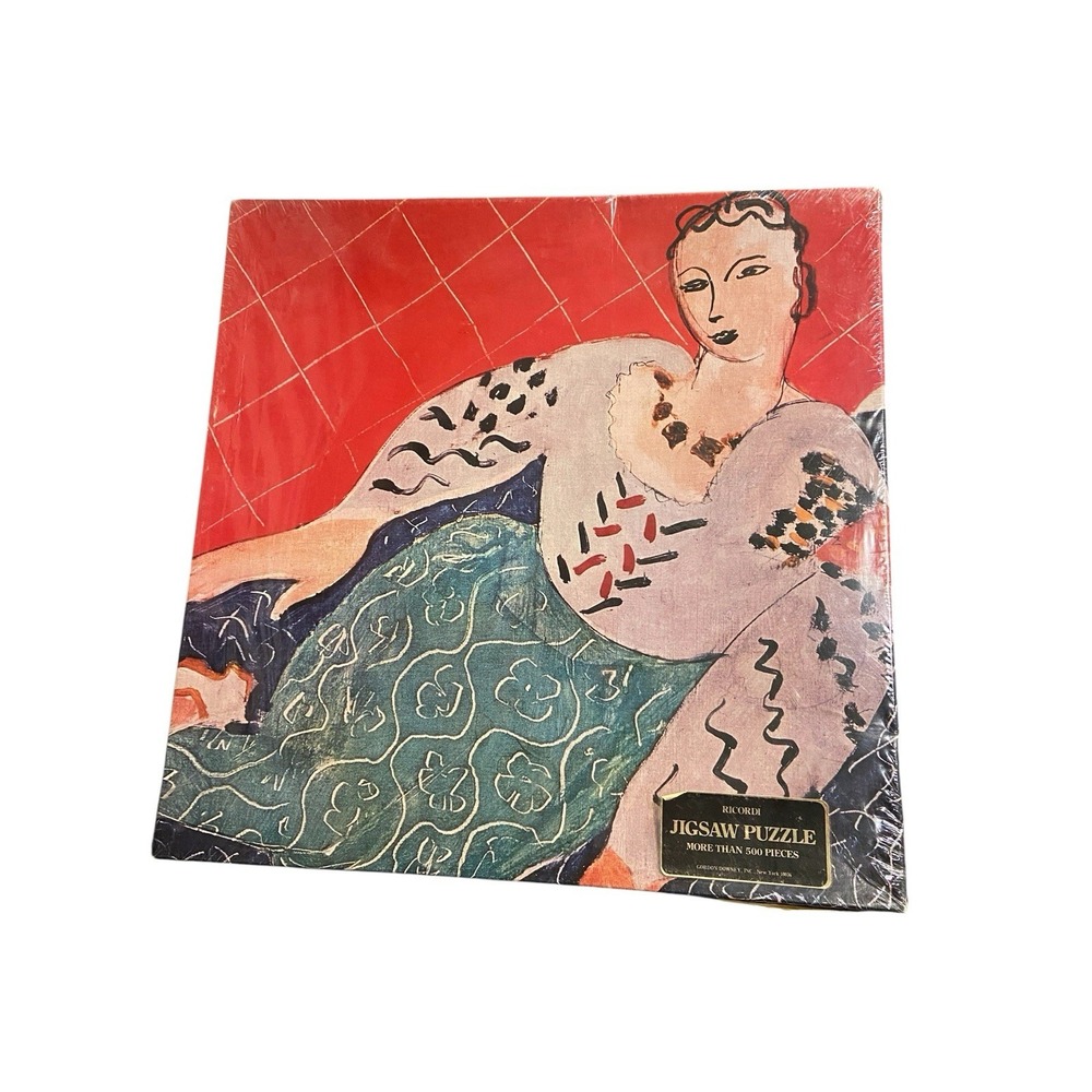 1977 Ricordi Henri Matisse The Persian Robe 500+ Pc Puzzle New Sealed
